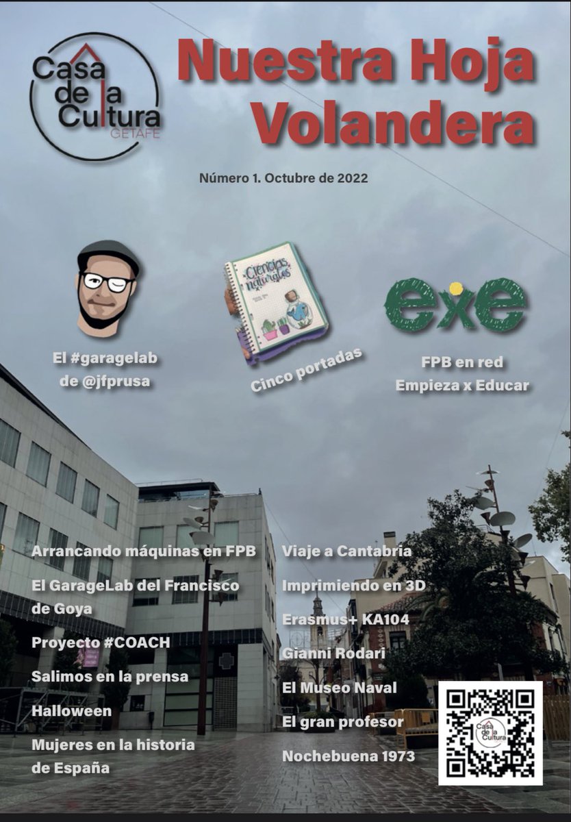 CEPA_Getafe's tweet photo. La revista del CEPA Casa de la Cultura de Getafe acaba de salir a la luz. “Nuestra hoja volandera” recoge todas nuestras publicaciones en redes sociales y nuestros artículos. 

Puedes descargarla en: 
https://t.co/Yhdga4Jv4x

#cepa #nuestrahojavolandera #getafe #revistaescolar https://t.co/pvVarIPZlO
