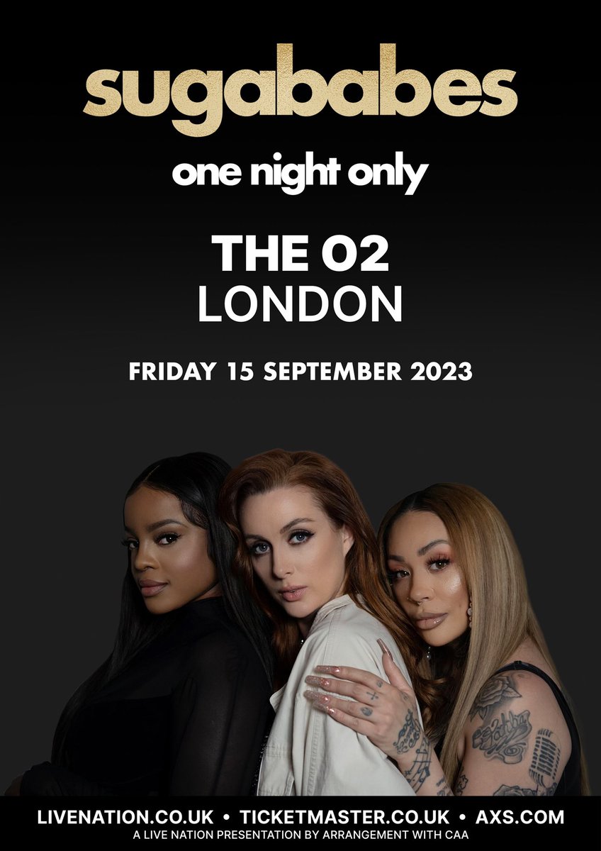 ON SALE NOW ❤️
#Sugababes

ticketmaster.co.uk/sugababes-lond…