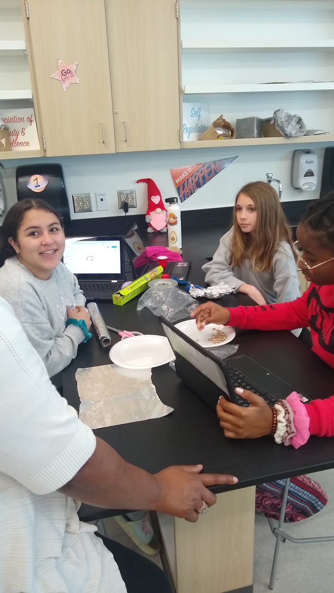 ScienceHitesman's tweet photo. How do we prevent an ice cube from melting? Students engaged in the 4c's as they engineer coolers for the great ice cube challenge applying their understanding of heat transfer. @HerbertAkinsMS https://t.co/AyrAf0OQN3