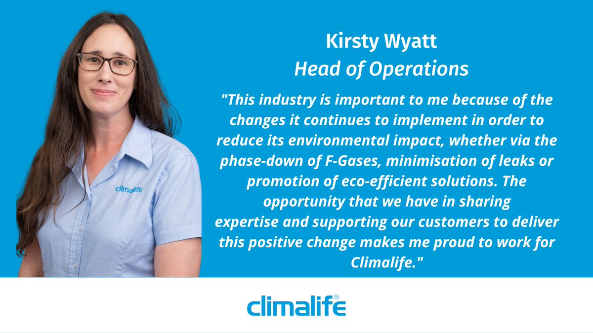 Climalife_UK's tweet photo. Recently we asked the Climalife team "Why is this industry important to you?"

Find out below what are very own Head of Operations, Kirsty Wyatt has said...

#Climalife #Team https://t.co/1YSM3nS6dV