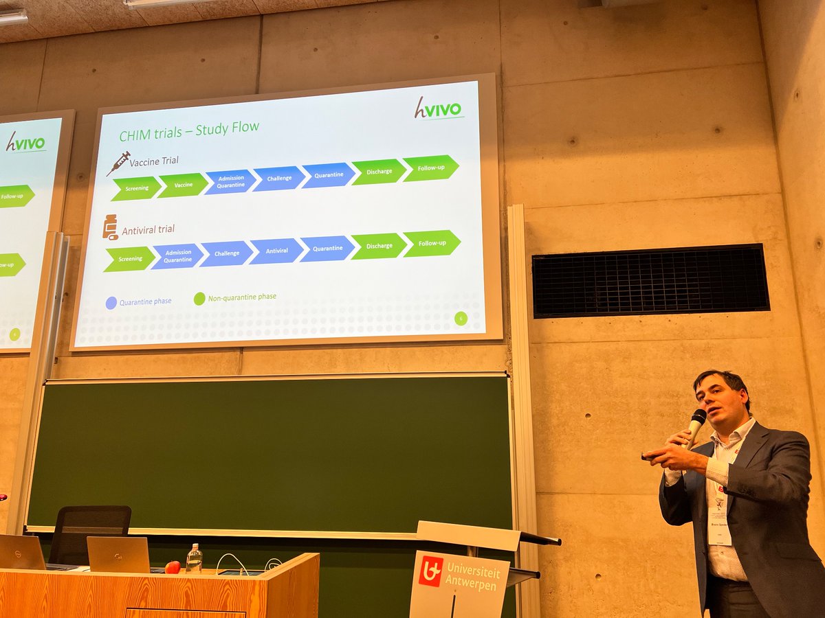 peterdelputte's tweet photo. Now with Bruno Speder from @hVIVO_UK to give an industry perspective on Controlled Human Infection Models #CHIM #VaxInLIVE https://t.co/KAaZxkkwSb
