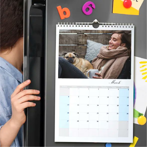 Remember a year's worth of memories with our personalised picture calendars. Order yours today and start 2023 with a smile 📆😍