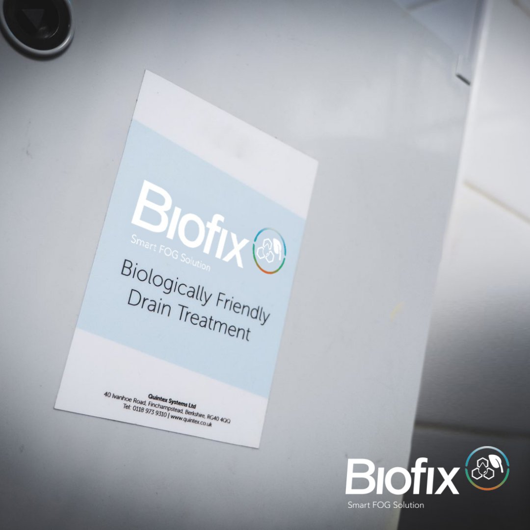 Introducing Biofix: the low-cost, high-performance solution to grease management. Fully compatible with all local authority treatment systems. Low carbon footprint. ISO 14000 certified. Learn more today. quintex.co.uk/biofix/ #greasemanagement #savetheplanet