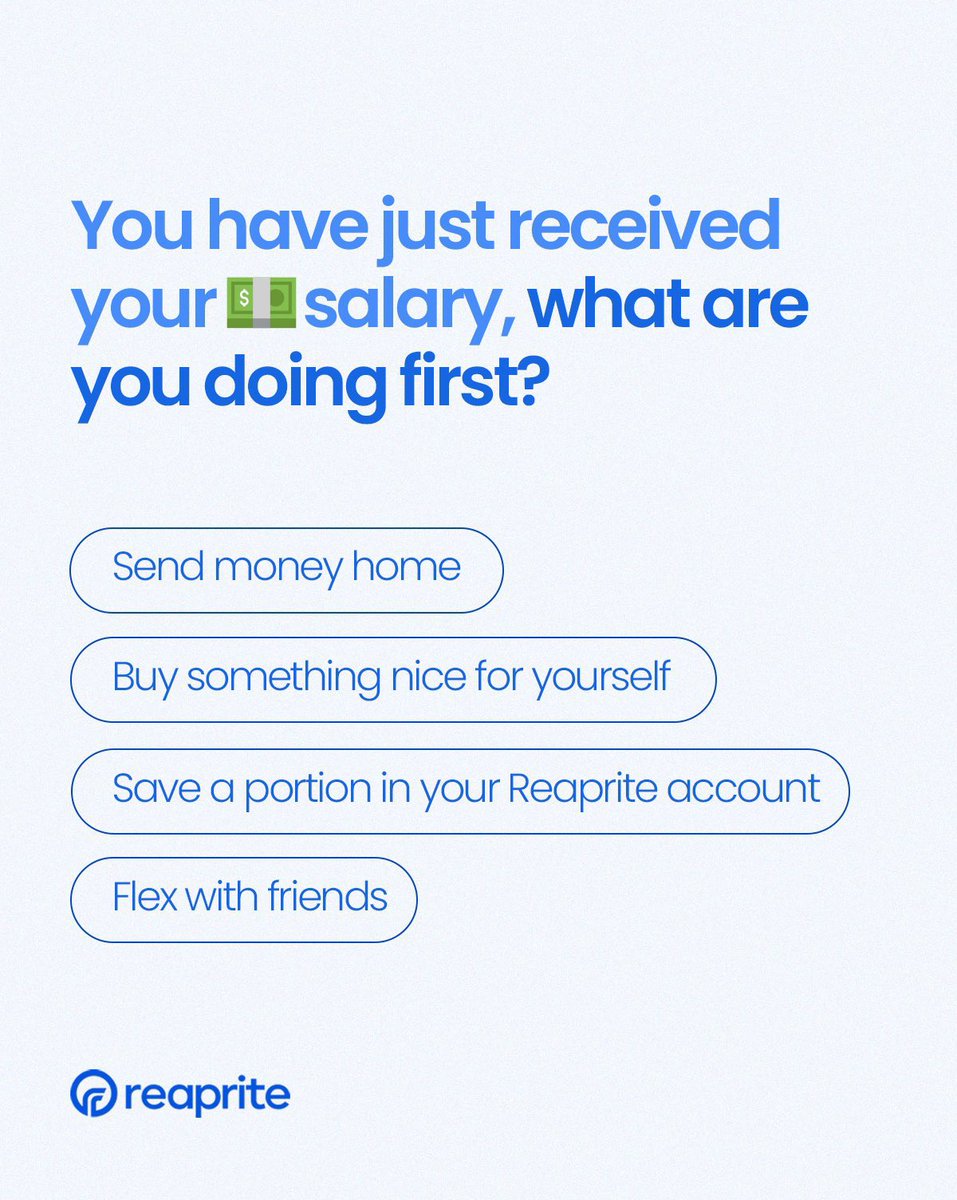 EzemmuoOfSports's tweet photo. What is your savings life like?

If you have a target for early 2023, one of the best ways to achieve it is through proper savings

It’s even better when you earn more money while saving on @reaprite 

Download the app and join my savings village “SAPA NEW YEAR SAVINGS” #Reaprite https://t.co/ZJmYaQOdn4
