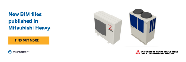 MEPcontent_com's tweet photo. @MHI_Group recently published new BIM files and added the new ZTL and PAC standard Inverter FDC125VNP-W model, including all the latest Wi-Fi models! All models are available in Revit, Autocad and IFC formats.

Read more here: https://t.co/KP20RoVwzj https://t.co/XFhjR8GDF5