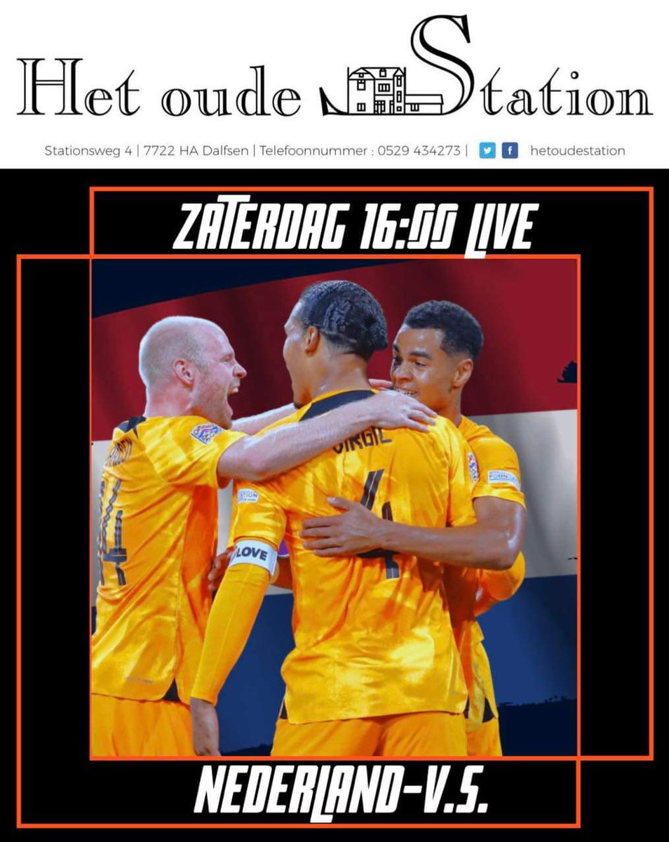 trebbie's tweet photo. Heb je al een plaatsje gereserveerd of kom je de wedstrijd op de bonnefooi kijken bij @hetoudestation https://t.co/KNu8IWwpd3