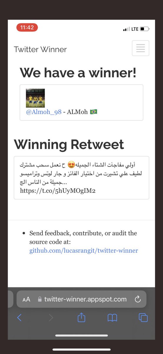 desserto_sd's tweet photo. مساء الخير 💛

الف مبروك للفائز الاول بالتيشيرت @Almoh_98 😍😍🔥 من متجر @abumusa26 💛

والفائز الثاني بالحلى @ixmek1 😍😍💃🏽
من متجرنا 💛

الف مبروك ليكم 💛😍
والناس الما اتوفقت المسابقات والمفاجآت لسه جاية 💛💛🔥 https://t.co/AoaVOmDKgh