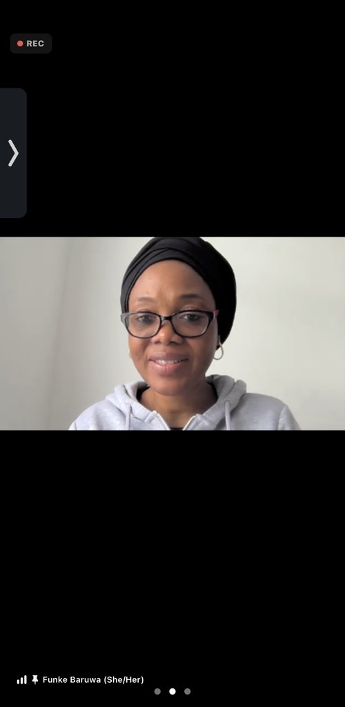 FoundationHadis's tweet photo. Address via Zoom from the Ford Foundation, represented by Ms OluFunke Baruwa @FunkeBaruwa in which she mentioned that "we are raising a generation that will eradicate gender based violence"
#POVAPPSInKwara
#POVAPPS
#EndSGBV
#16DaysOfActivism https://t.co/SlxkkxvmbY