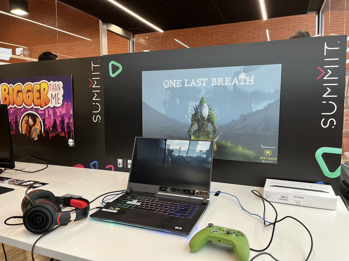 One Last Breath 🌿 (@olbgame) on Twitter photo ¡Segundo día de <a href="/GGameFestival/">Guerrilla Game Festival</a> ! 💪
Seguimos a tope por aquí junto a la buena gente de <a href="/DeadPixelGames_/">DEAD PIXEL GAMES</a>
💀🍃 ¡Segundo día de <a href="/GGameFestival/">Guerrilla Game Festival</a> ! 💪
Seguimos a tope por aquí junto a la buena gente de <a href="/DeadPixelGames_/">DEAD PIXEL GAMES</a>
💀🍃