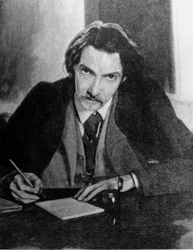 URDailyHistory's tweet photo. 3 Dec 1894: Scottish #writer Robert Louis #Stevenson, who wrote #Treasure Island, dies at the of age 44 in #Vailima, the #Samoan Islands. He was born on November 13, 1850 in #Edinburgh, Scotland. #books #author #history #ad https://t.co/6SnTLYaguu https://t.co/Ga41rm3nIy