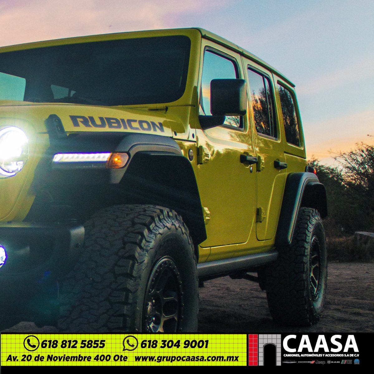 CAASA_Dgo's tweet photo. El valor de algunos autos no está en llevarte de un lado a otro, sino en la intensidad con la que te hacen vivir.

Por eso existen momentos inolvidables, cosas inexplicables y vehículos incomparables...

Jeep sólo hay uno.

Llévate hoy mismo este Wrangler Rubicón Xtreme Recon https://t.co/oQ4qRFgwpu