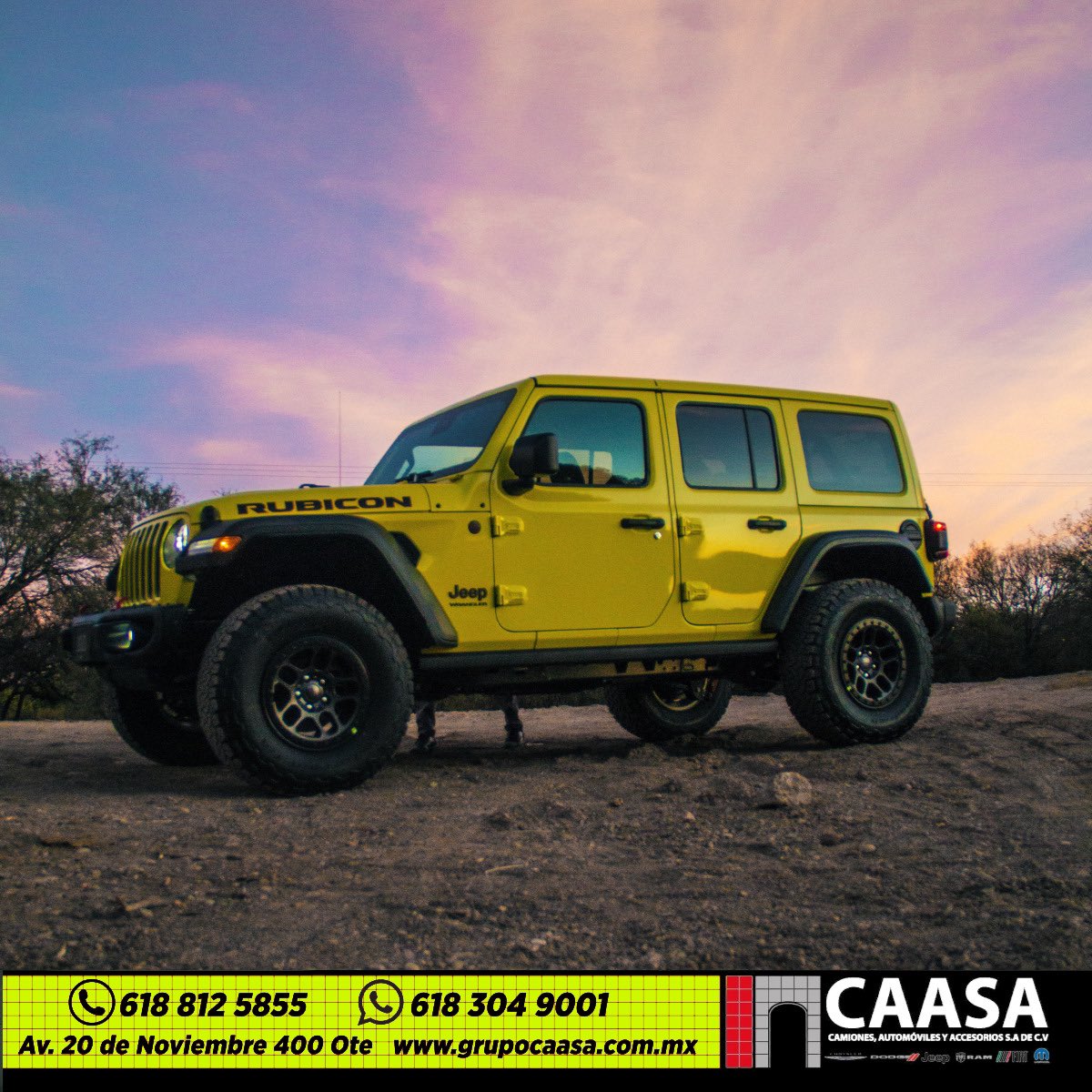 CAASA_Dgo's tweet photo. El valor de algunos autos no está en llevarte de un lado a otro, sino en la intensidad con la que te hacen vivir.

Por eso existen momentos inolvidables, cosas inexplicables y vehículos incomparables...

Jeep sólo hay uno.

Llévate hoy mismo este Wrangler Rubicón Xtreme Recon https://t.co/oQ4qRFgwpu