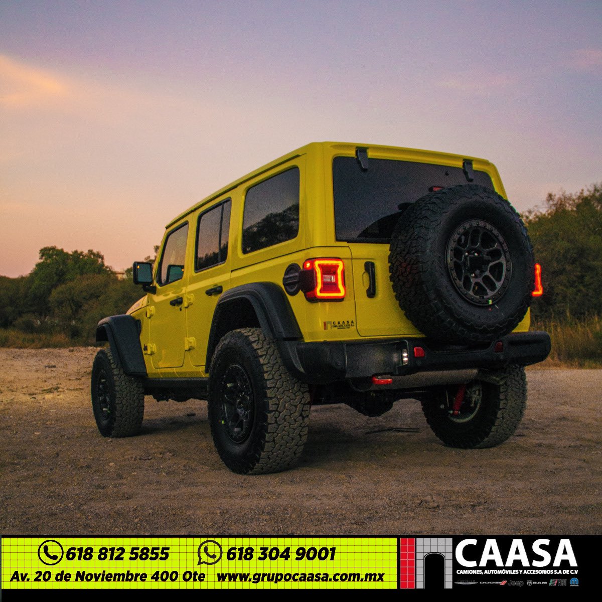 CAASA_Dgo's tweet photo. El valor de algunos autos no está en llevarte de un lado a otro, sino en la intensidad con la que te hacen vivir.

Por eso existen momentos inolvidables, cosas inexplicables y vehículos incomparables...

Jeep sólo hay uno.

Llévate hoy mismo este Wrangler Rubicón Xtreme Recon https://t.co/oQ4qRFgwpu