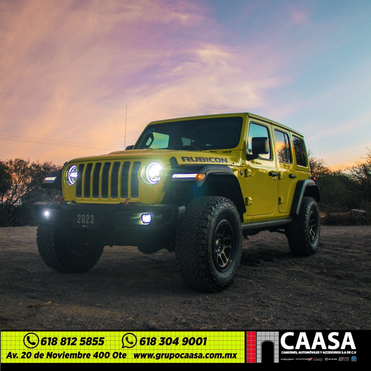 CAASA_Dgo's tweet photo. El valor de algunos autos no está en llevarte de un lado a otro, sino en la intensidad con la que te hacen vivir.

Por eso existen momentos inolvidables, cosas inexplicables y vehículos incomparables...

Jeep sólo hay uno.

Llévate hoy mismo este Wrangler Rubicón Xtreme Recon https://t.co/oQ4qRFgwpu