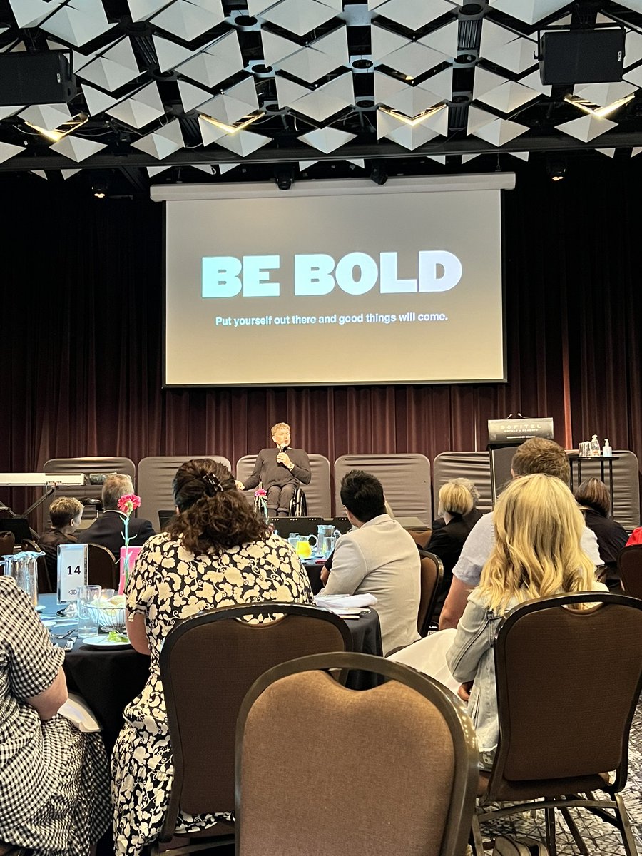 kaglinskas's tweet photo. @DylanAlcott gave the inaugural graduates of the #TEP22 some important advice - be bold! 
@AcademyVIC https://t.co/kVdH2GUHwt