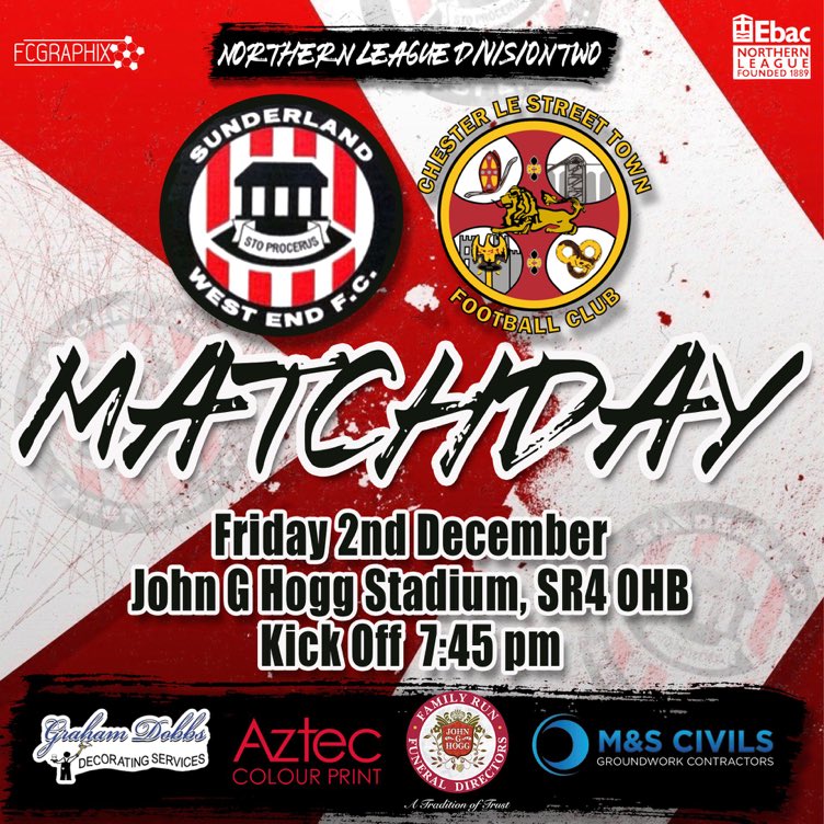 Westend_FC's tweet photo. It’s Matchday and it looks like it’s gonna be fantastic night football, we would be delighted if you could make to The Hub for what looks like being a cracker of a match as we entertain @CestrianTweet £5 Entry £2.50 concessions #westisbest 🔴⚪️⚫️🔴⚪️⚫️ https://t.co/k59B3bYQS5