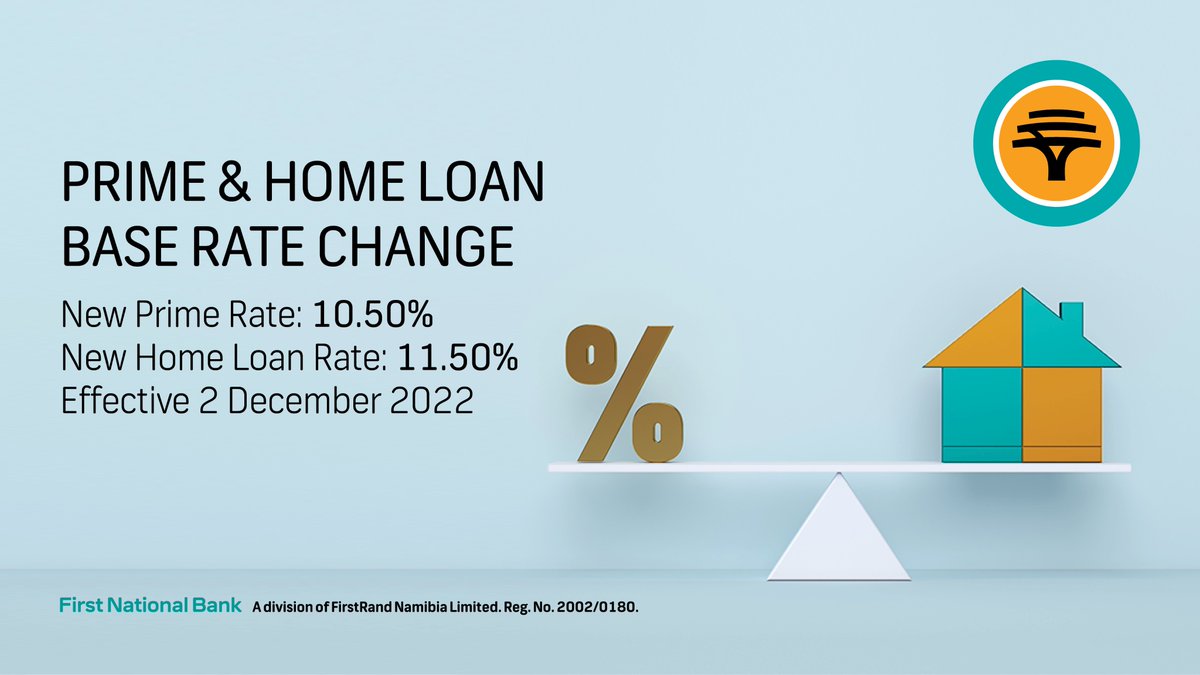 FNB Namibia on Twitter "Please note that the Prime and Home Loan Base