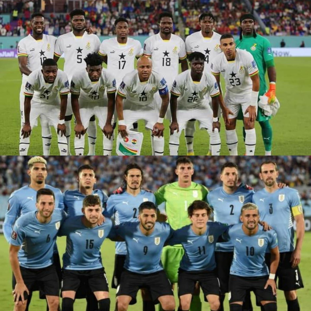 NicholaskofiCo4's tweet photo. History in the making. Oooh! ALLAH The greatest victory is in your hands , let thy will be done #BlackStars #dedeayew #kudus #FIFAWorldCup #thomasparty #world #bhimnatives #teamwork #ghana https://t.co/6Zm3XmYpUJ