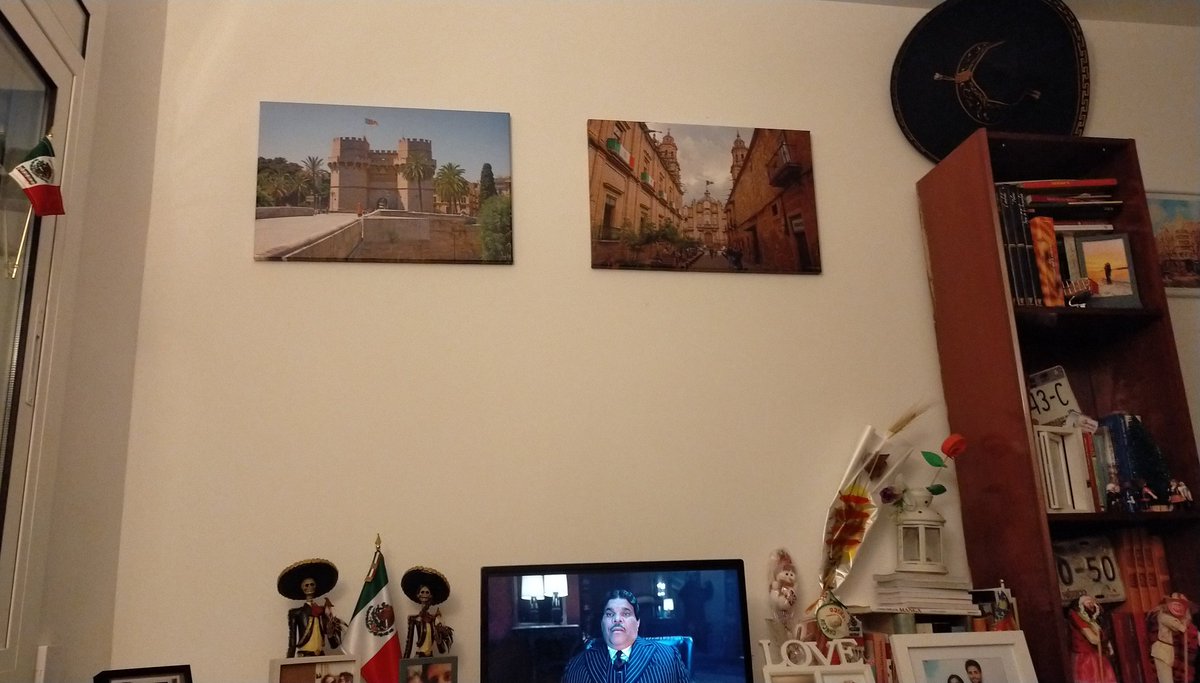 Siempre Morelia y Valencia (nuestras casas) en la casa. 👨🏻‍✈️🇪🇸📍🇲🇽❤️🧍🏻‍♀️