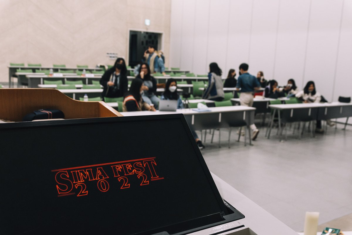 GlobalWoosong's tweet photo. The Media &amp; Comm Arts dept held its biannual SIMAfest #filmfestival. #SIMAfest ft. 11 films produced by students. This platform is a great opportunity for students to learn &amp; grow.

#Congrats to this year's winners, 문수빈, Vitaliy Khan, Nuzkhat Nazarbek, &amp; Kravets Arina. https://t.co/TR3JxdtCLG