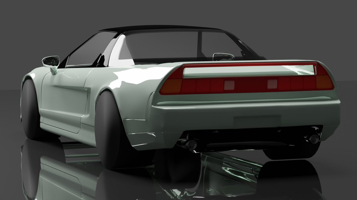 MAX_yoshi1's tweet photo. お久しぶりのツイートです！
blenderは休まずやってましたのでかなり進んでます💪🏻
初めての車モデリングが明日で制作2週間！blenderを初めて3週間が経つ
#blender #Blender3d #blender初心者 #nsx https://t.co/ez3hkp6QdY