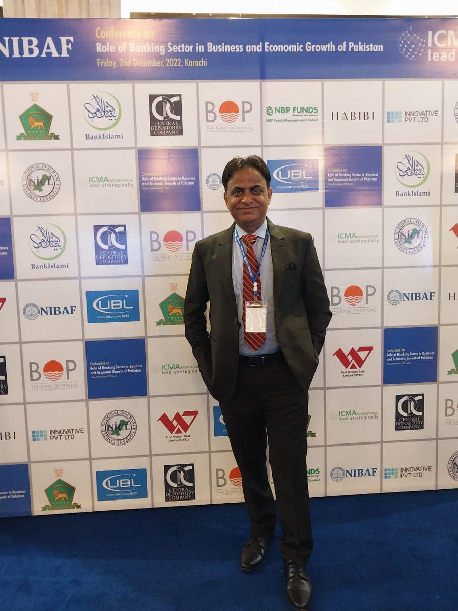 BeerbalCo's tweet photo. Gaining new insights into current trends,  and risks in the financial industry are necessary to make our Financial Sector Strong

Managing Director of Beerbal &amp; Co At Conference on Role of Banking Sector in Business and Economic Growth of Pakistan

#bankingconference  #beerbalco https://t.co/pSxxLxfrYj