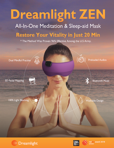 Dreamlight ZEN
ALL-IN -ONE Meditation &amp; Sleep-aid mask. Restore your vitality in just 20 mins.
Get same one on dreamlight.tech
#sleeping #sleep #sleepmask #eyemask