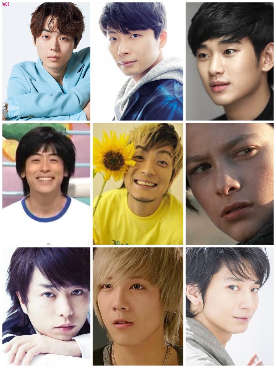 PineTaurus's tweet photo. 今更すぎるけど、好みの顔9選すると
自ずと共通点が出てくるって聞いたからやってみたら、本当だ

儚くて、何か瞳の奥にあり���うでミステリアスで、薄いのか濃いのかわからない顔だった笑笑

共通点あるとしたら眉毛特徴的なのとかっこいい顔ってよりも可愛くて笑顔が素敵

顔だけで選ぶんだって https://t.co/RnXxUKMYkf