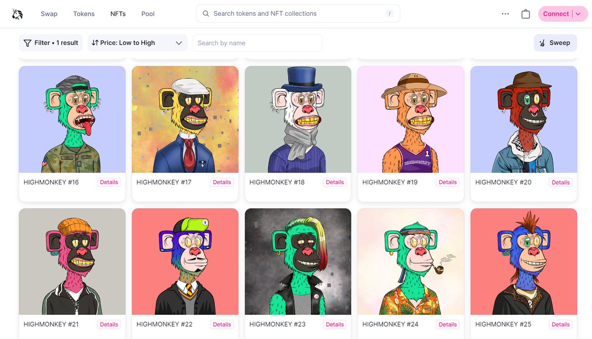 Highmonkey is live on Uniswap.
#highmonkey #NFTCommunity