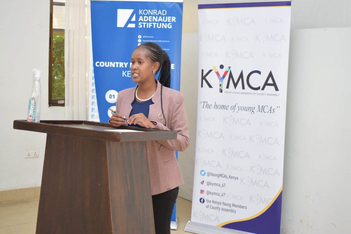 Kenya Young Members of County Assemblies (KYMCA) (@kymcaorg) on Twitter photo Hon. Stacey Nareyo, KYMCA Deputy Org. Secretary, in her opening remarks made emphasis on KYMCA being determined to bring a shift in the perception of youth legislation and congratulates the members for the commitment expressed.#KYMCAstrategicplan2022
<a href="/ChrisMarkm/">Chris Mark🇰🇪</a>
<a href="/NareyoStacy/">Stacy Nareyo</a> Hon. Stacey Nareyo, KYMCA Deputy Org. Secretary, in her opening remarks made emphasis on KYMCA being determined to bring a shift in the perception of youth legislation and congratulates the members for the commitment expressed.#KYMCAstrategicplan2022
<a href="/ChrisMarkm/">Chris Mark🇰🇪</a>
<a href="/NareyoStacy/">Stacy Nareyo</a>