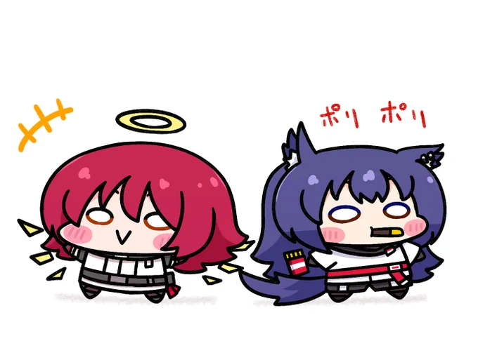 今日はアニメに出てきたペンギン急便コンビ#アークナイツ #明日方舟 #Arknights 