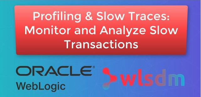 wlsdm's tweet image. Oracle WebLogic Server Slow Traces & Profiling!
Slow Traces & Profiling feature is added and it really facilitates Oracle WebLogic and Fusion Middleware troubleshooting without performance penalty
Learn More: medium.com/wlsdmforweblog…
#wlsdm #OracleWebLogic #WLSDM