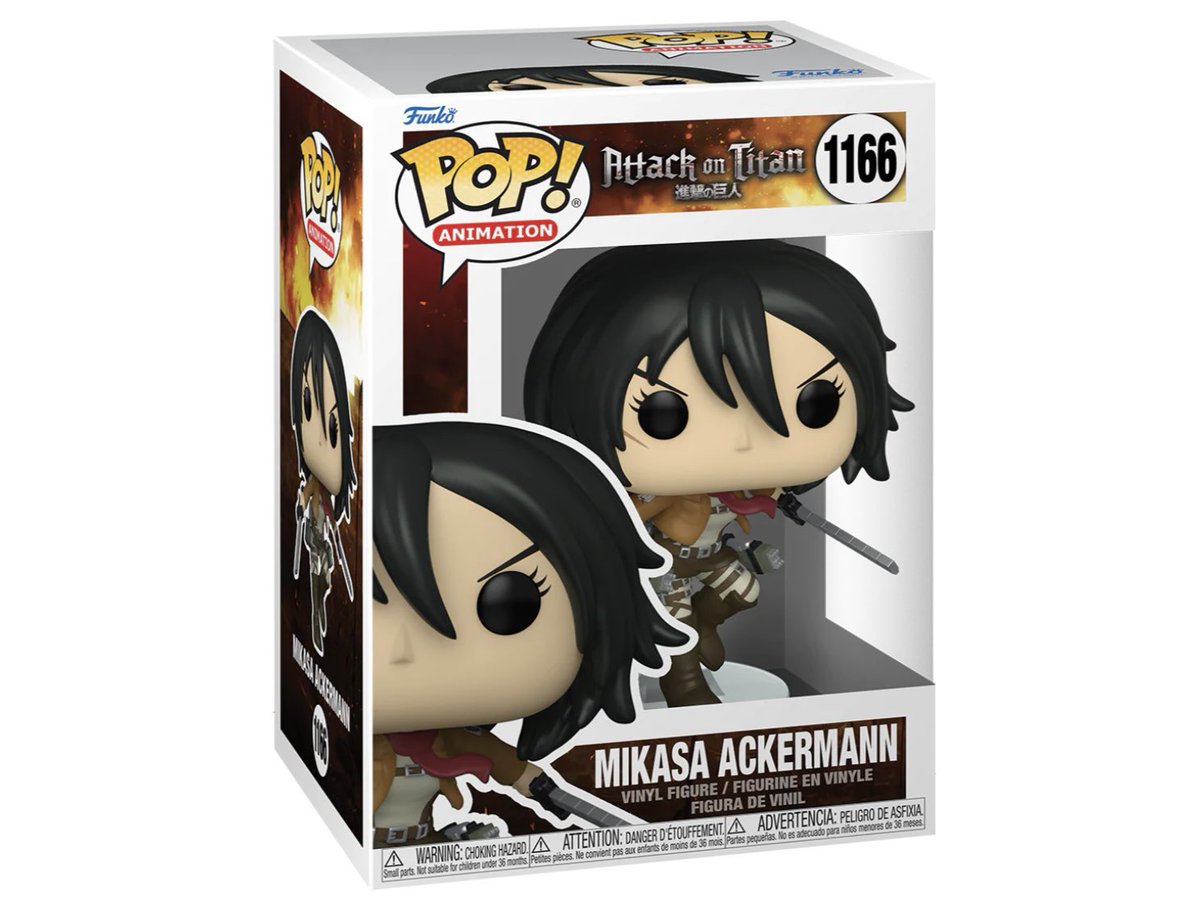 blessfunkoth's tweet photo. • pre order • 

📍Funko Pop Mikasa Ackermann with Swords (1166), Attack on Titan

💸 ราคา 600 baht ค่าส่ง 50 baht
💸 มัดจำ 200 baht

#ตลาดนัดaot #ตลาดนัดfunkopop #ส่งต่อfunko #funkopopth #funkopops #ตลาดนัดไททัน 

more information please dm https://t.co/oDTNzgeuhH