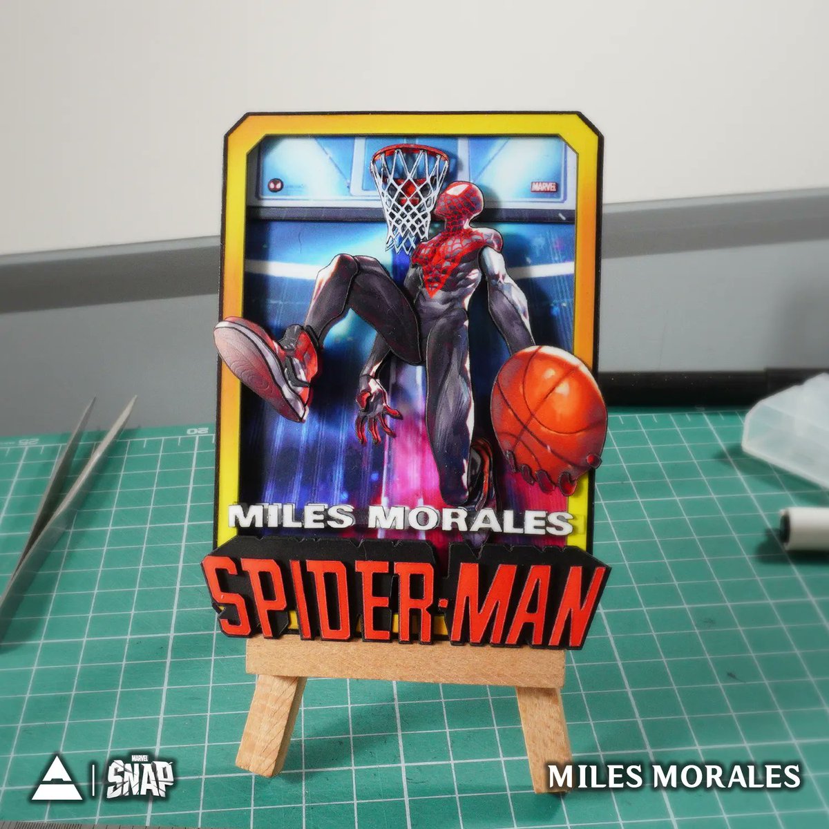 imbaartcom's tweet photo. MILES MORALES (Frame break version)
IMBA Art 3D Paper Custom | 3D Marvel Snap Card

Yelena Belova: "Such a poser!"

#IMBAArt #3DShadowbox #3DCards #MarvelSnap #MarvelSnapNews #SpidermanMilesMorales #SpidermanMilesMoralesPs5 #MilesMorales #blackpantherwakandaforever #GwenStacy https://t.co/FyRPs54t4Q