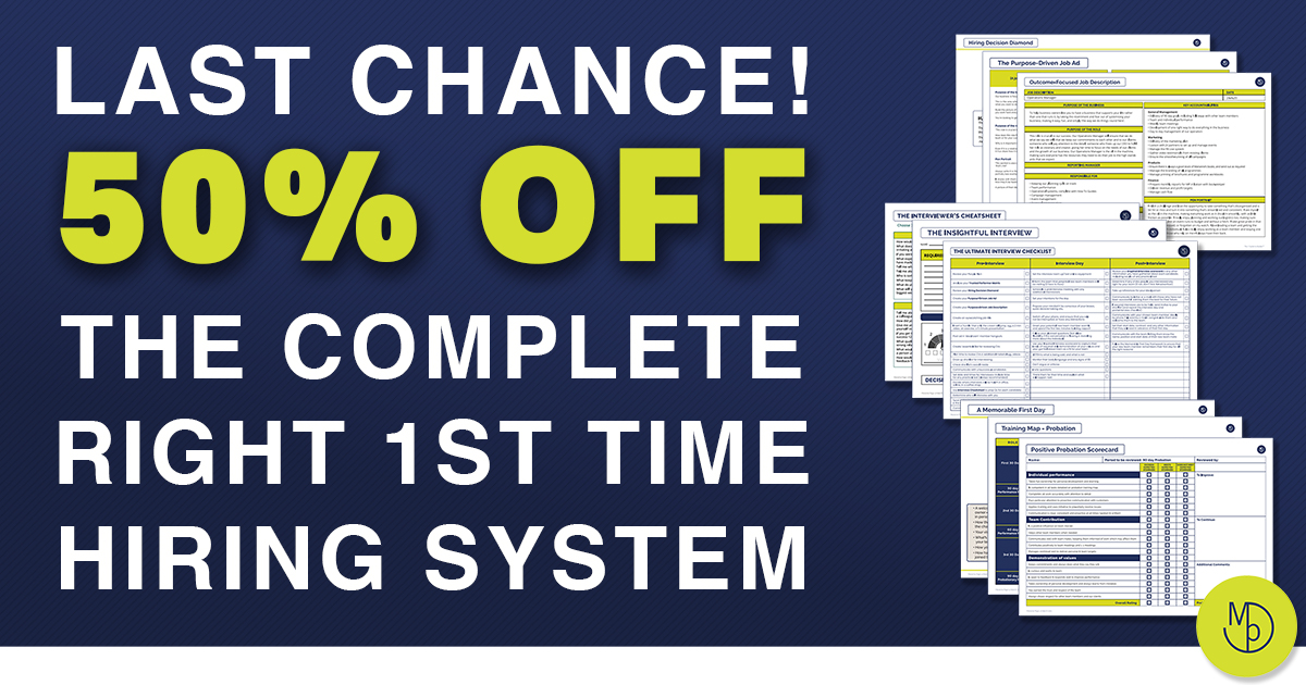 A week after #BlackFriday, and we're winding up our deal.  If you know someone struggling with their hiring process, it's not too late - share this link!
9 frameworks, videos, tools, and a guided path for every step of your #hiring.  
50% OFF today!
mariannepage.mykajabi.com/offers/F2NFFjJ…