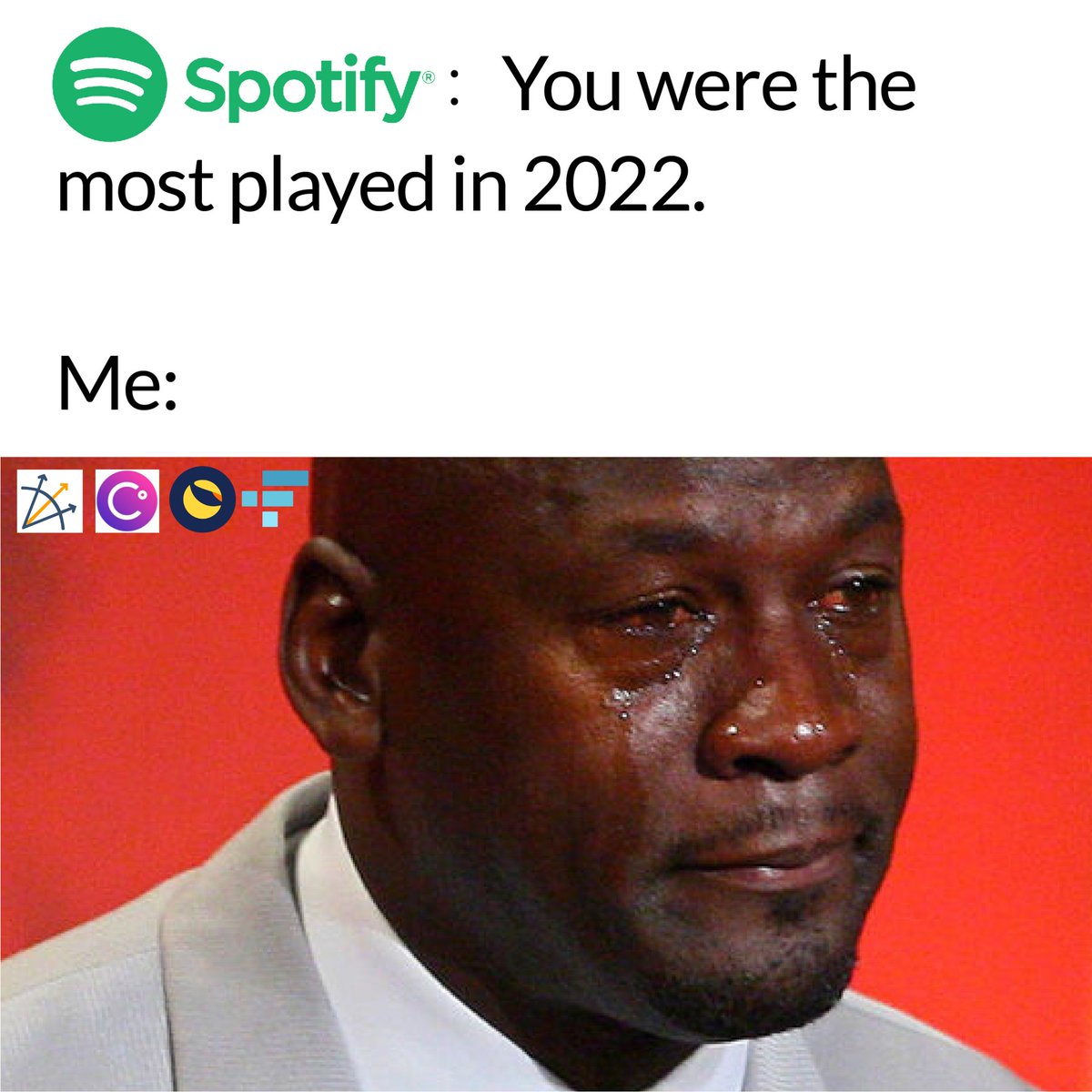 torum_official's tweet image. When your portfolio is down 99%, and it's not going back up anymore. #SpotifyWrapped