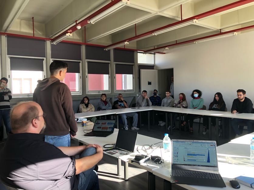 PalaemonProject's tweet photo. The @PalaemonProject Pilot Preparatory Meeting was held @ntua Naval Architecture and Marine Engineering school with great success. Organized by @mrg_ntua in collaboration with @uaegean #i4mLab and @juh_wien. Thanks @ntua's students for providing interesting and focused feedback. https://t.co/J0LFW27QMF