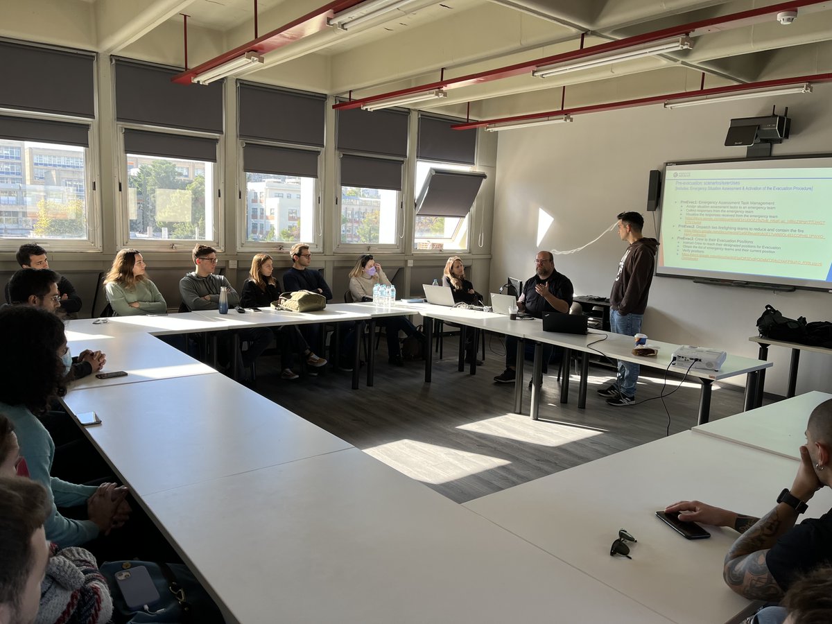 PalaemonProject's tweet photo. The @PalaemonProject Pilot Preparatory Meeting was held @ntua Naval Architecture and Marine Engineering school with great success. Organized by @mrg_ntua in collaboration with @uaegean #i4mLab and @juh_wien. Thanks @ntua's students for providing interesting and focused feedback. https://t.co/J0LFW27QMF