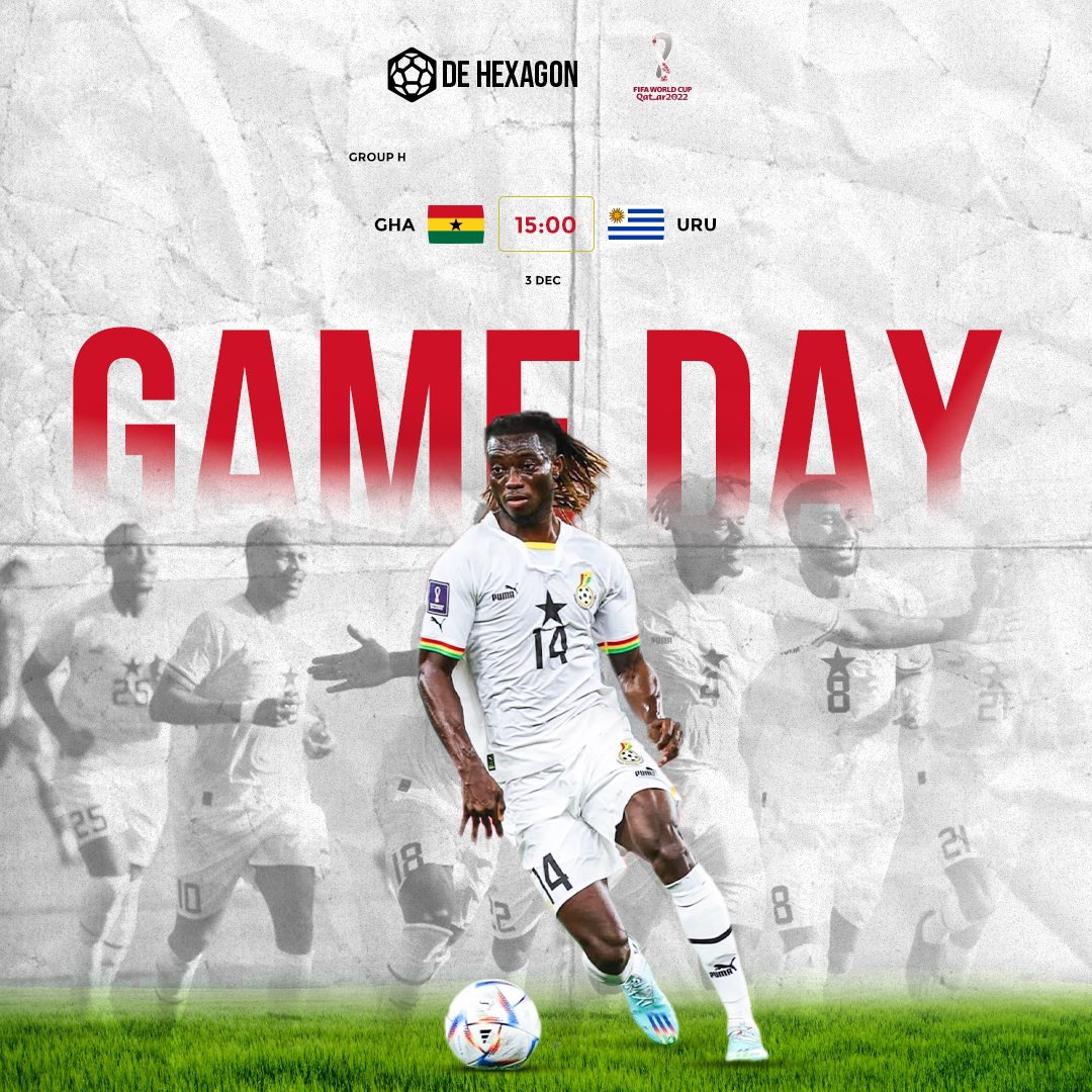 DeHexagonFirm's tweet photo. Match Day today. Come on #TeamGhana 💪🏿 https://t.co/1AImmJL29r