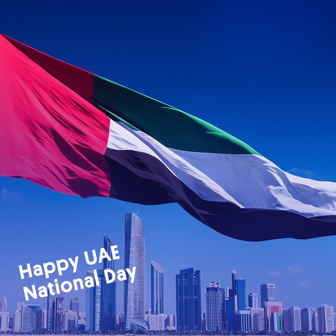 MagnatiPay's tweet photo. Today, we celebrate the unrivaled achievements of our nation. Wishing our leaders and the people of the UAE a happy National Day. #UAENationalDay https://t.co/PdZieIzfZR