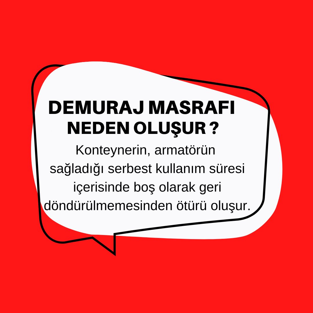 HLojstik's tweet image. Demuraj Masrafı Neden Oluşur?

#HTLogistic #Logictics #ForeignTrade #Customs #Trade #Economy #Stroge #Service #Internationaltrade #International #Sales #Product #Transportation #Import #Export #Economic #Forwarder #Diversity #Container #Transport