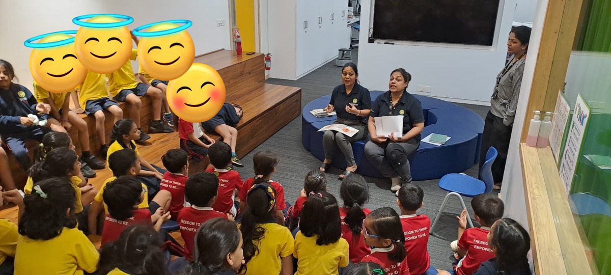 ianita277's tweet photo. It's Picture Book week!!! Grade 1
Students enjoyed read aloud in different languages #English #Hindi #Marathi #Collaboration #picturebookweek #languagelearning @oismumbai @ois_primary @HOP_OGC @BhonslayAnupa @nehaminda @murphypmj @PYP_Teacher @ChellwaniAarti https://t.co/vH3c5XNF71