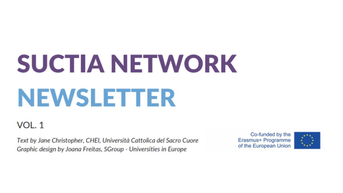 Welcome to the first SUCTIA Network Newsletter and an issue on <a href="/UAM_Poznan/">UAM Poznań</a> SUCTIA trainers talking with <a href="/CHEI_Unicatt/">CHEI UniCatt</a> colleagues about their training experiences and challenges! 
Could you relate to their experiences? 

suctia.com/wp-content/upl…