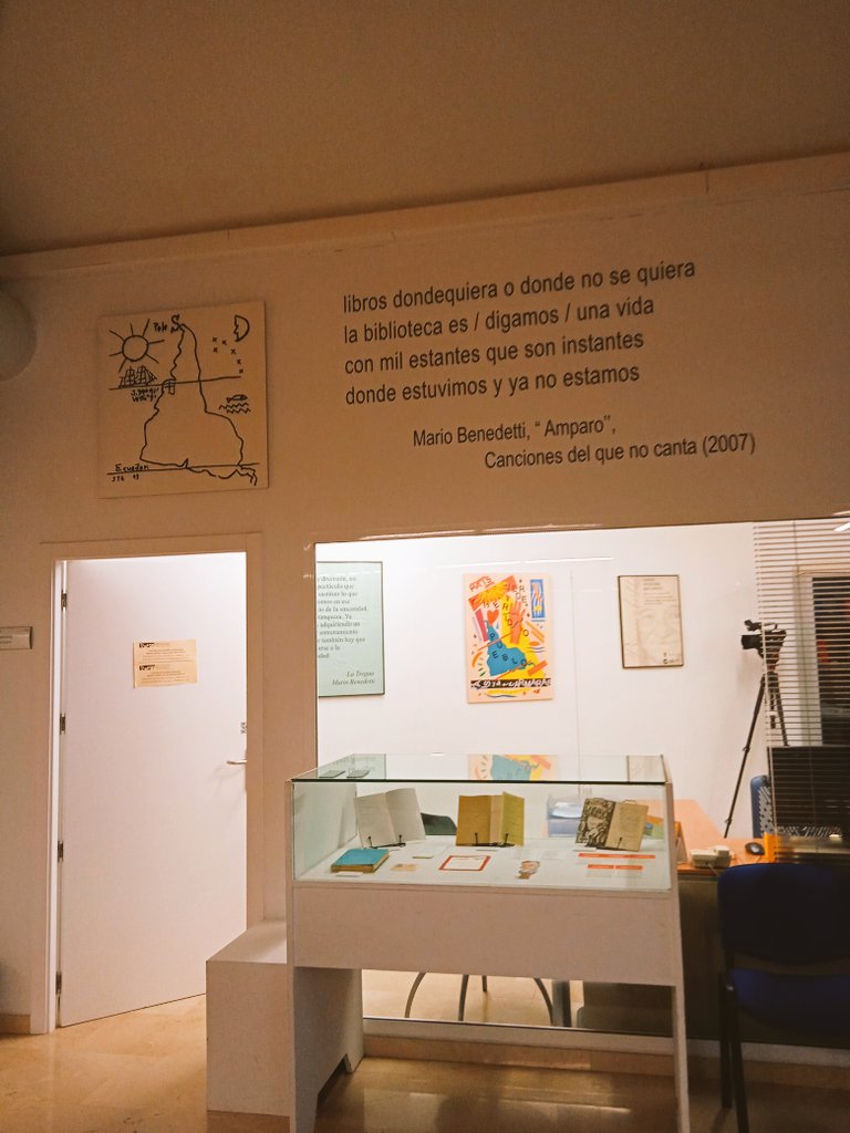 AsociacionBETA's tweet photo. Las sesiones de hoy tendrán lugar en el @CeMaB_UA donde podréis vera biblioteca madrileña de Mario Benedetti ¡Un lujo! #BETA22 #BETA2022 https://t.co/cbHX5rW4NP