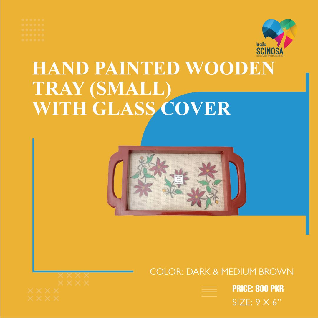 scinosa's tweet photo. JUTE HAND PRINTED WOODEN TRAY WITH GLASS COVER.

All the products have been crafted by the students of SCINOSA. Your purchase would help boost their confidence.
**ONLY FOR KARACHI

To place an order you can DM or contact us on 03367246672 https://t.co/k7gt82kyKo