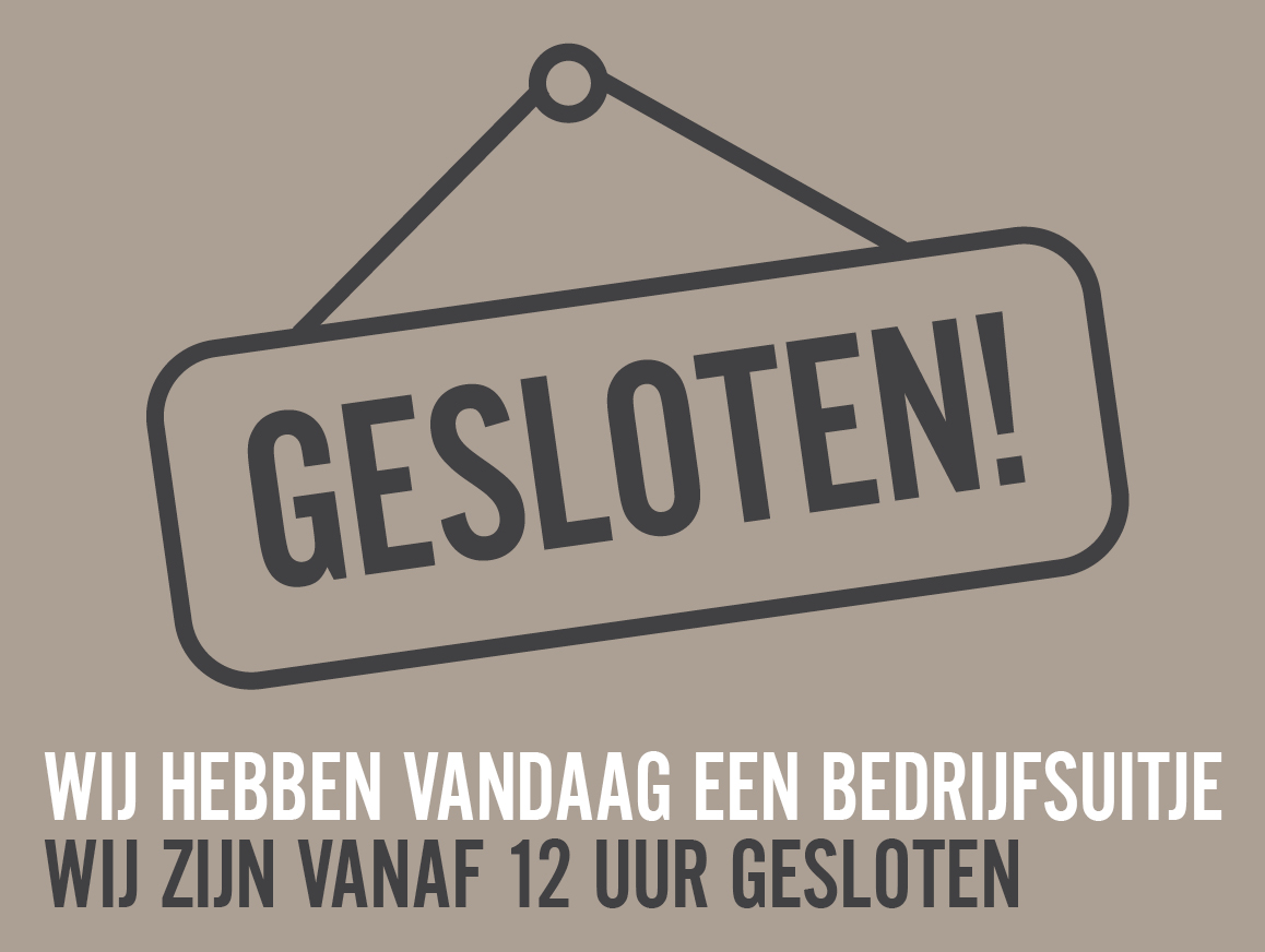 Wegens een bedrijfsuitje zijn wij vanaf 12 uur gesloten!

Volgende week maandag zijn we weer vanaf 07:30 bereikbaar.

#bedrijfsuitje #eleqtron #qneqt #charge #gesloten