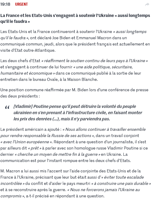 davcarretta's tweet photo. Un dibattito pubblico e politico  che si fonda su fake news non può che produrre errori e gravi conseguenze. Perché vive una realtà che non esiste.

Biden e Macron vogliono una pace? Sì. Alle condizioni ucraine. La conferenza del 13 sarà a sostegno dell'Ucraina. https://t.co/z1HwyPiUTg