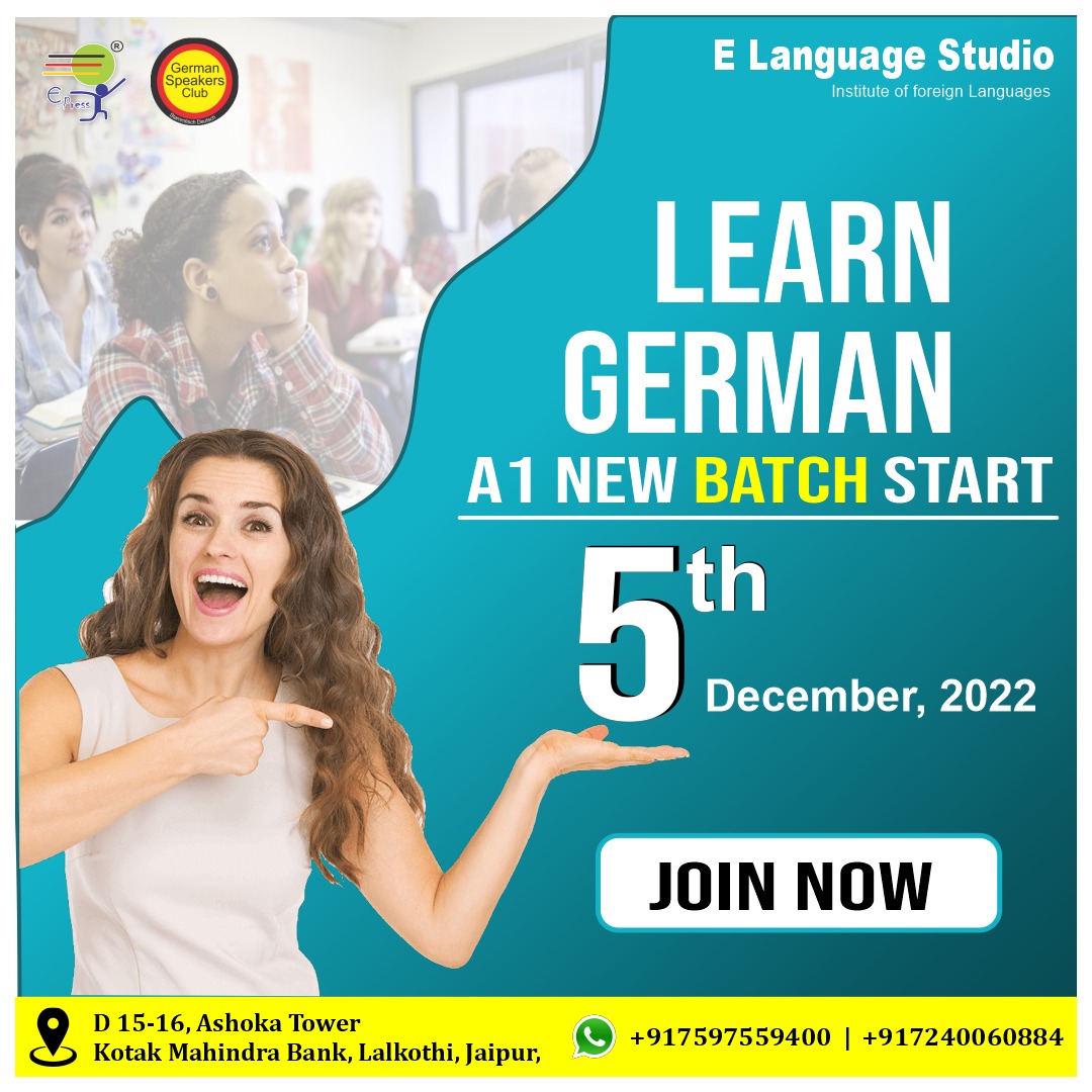 elanguagestudio's tweet photo. Learn German A1 New Batch Start (5th December 2022)
Enroll ๐ก๐ข๐ช ๐ฎ๐ป๐ฑ ๐ด๐ฒ๐ ๐ฎ ๐๐ฅ๐๐ ๐๐ฒ๐บ๐ผ ๐๐น๐ฎ๐๐
Register Now: https://t.co/1gRI3RvPcK
Call:- +91-7597559400
.
.
.
.
#germanteachers #learngerman #germanworkshop #germaninnorthindia #germaninstitute #goethe https://t.co/bzfjuNRuEi