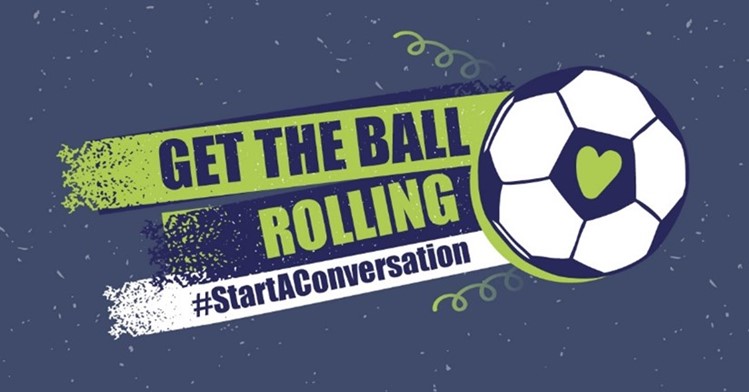 RT @ActiveLLR: In the last 3 years death by suicide in males has increased in England by over 3%. 

It's time to #StartAConversation, get talking about mental health and be the team-mate you want by your side ⚽

More info: https://t.co/s363a28IC4 

#LetsGetMovingLLR #GetTheBallRolling