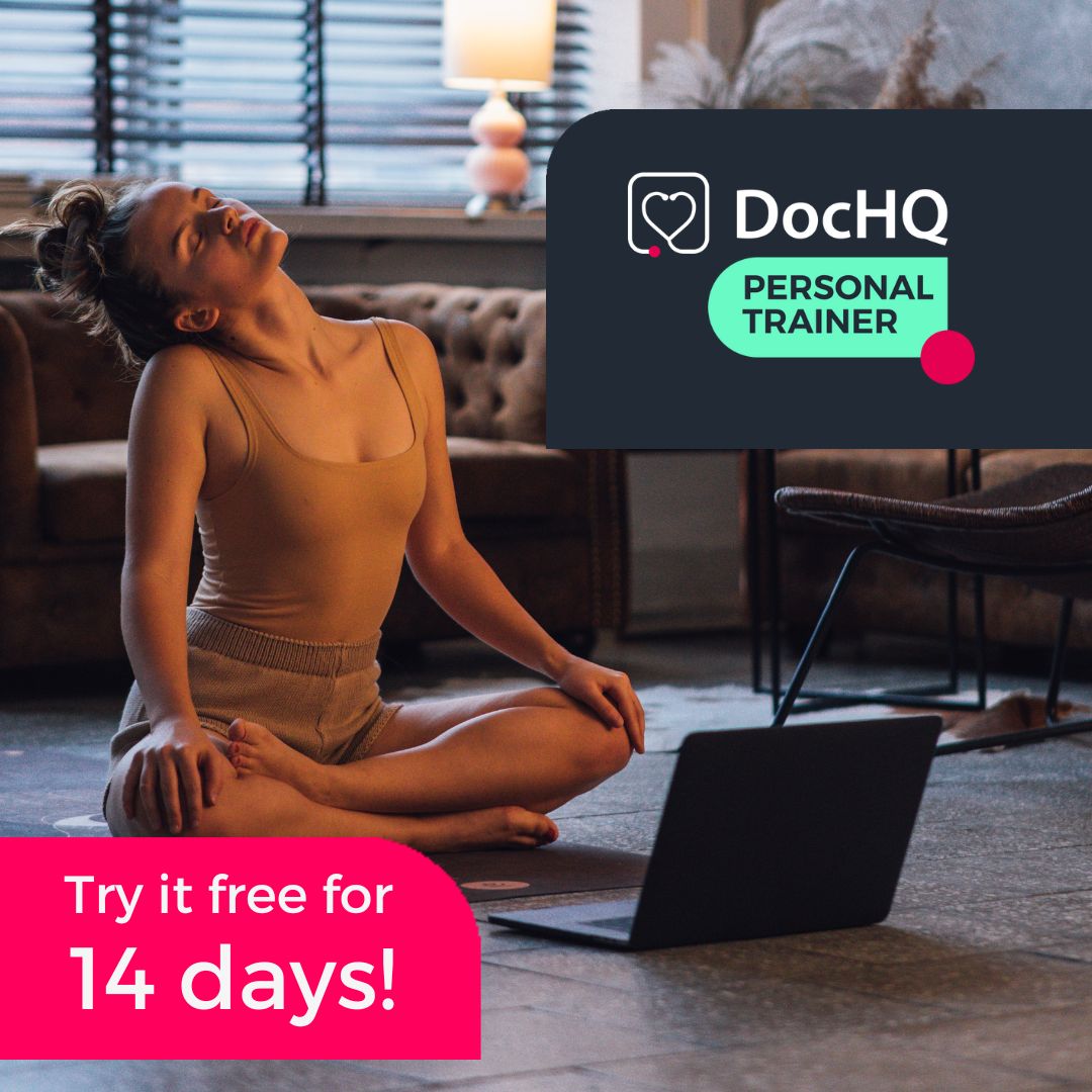 For a limited time only! Discover our 14-Day FREE Trial of DocHQ Personal Trainer. Sign up now: dochq.health/personal-train…

#dochq #dochqpersonaltrainer #personaltrainer #homeworkout #pt #homefitness #healthyliving #healthy #homefitness #exercise #wellness #fitnesstransformation